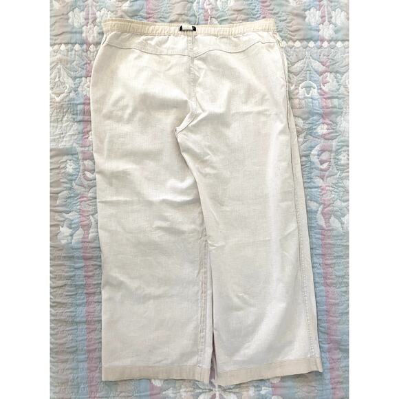 Cotton and Linen Beige Capris by J.Crew - Picture 8 of 8